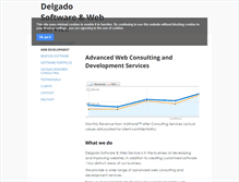 Tablet Screenshot of delgadosoftware.com